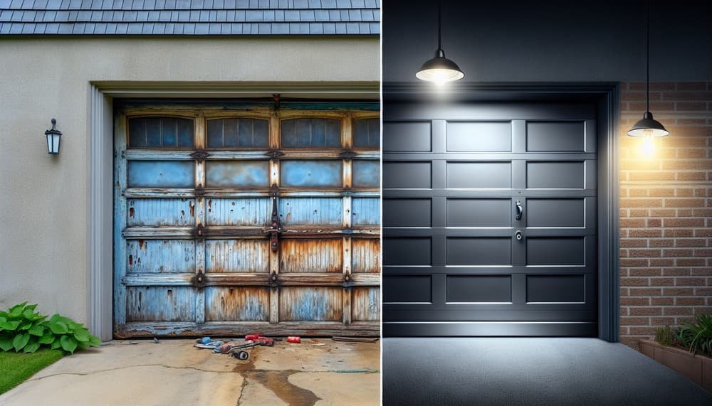 Garage door work in Boynton Yards