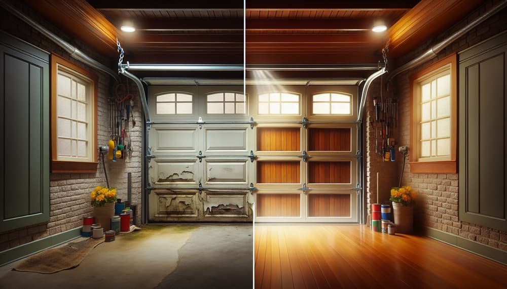 Garage door work in Needham