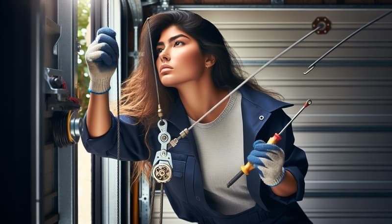 Garage Door Cable Repair in Brookline