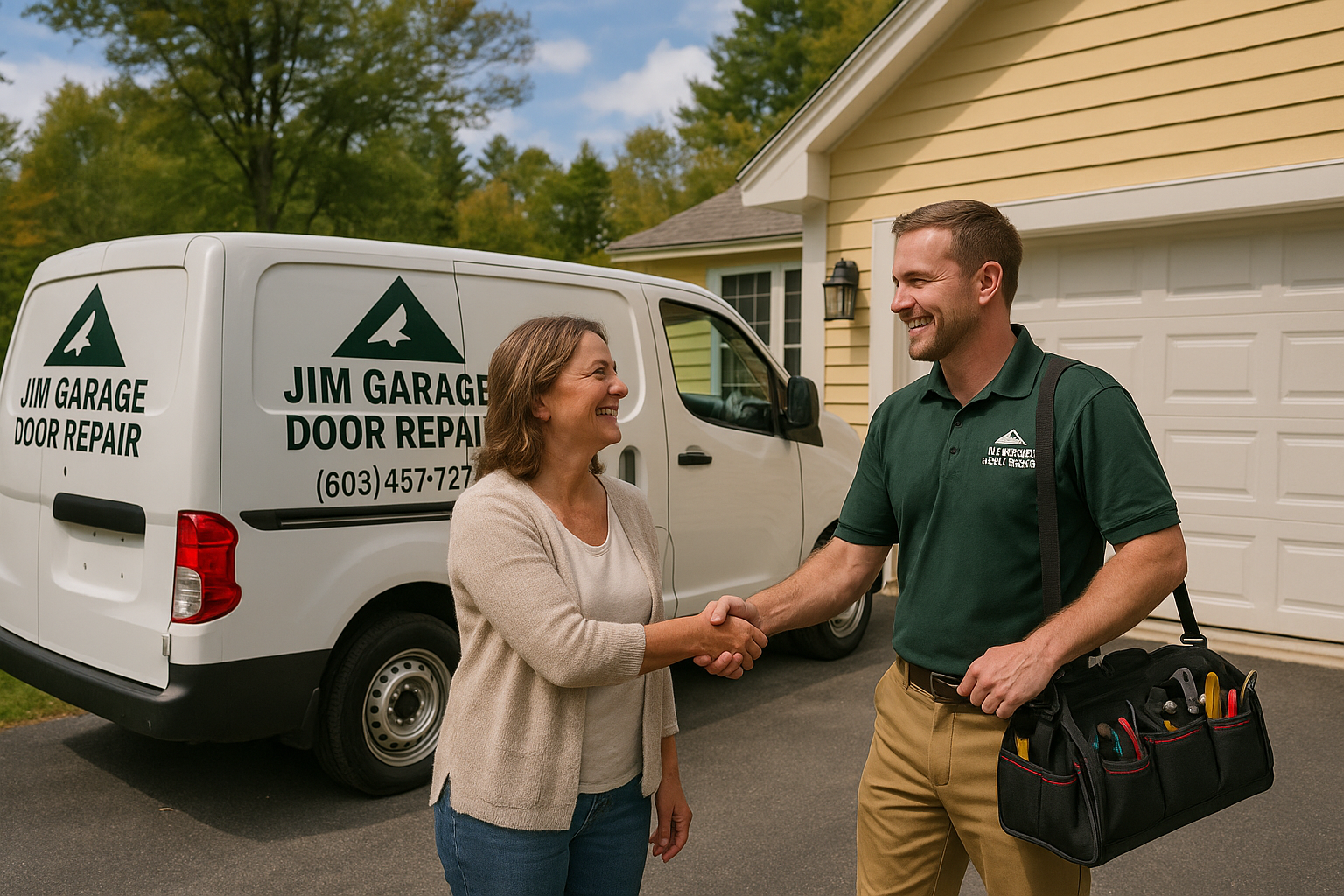 Garage door services in Dover, MA