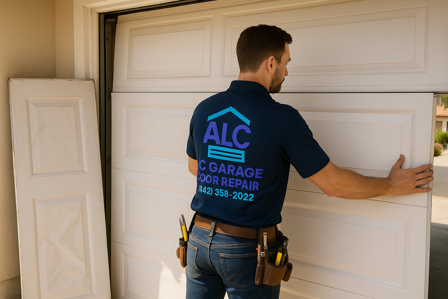 Garage Door Panel Replacement service in Norwood