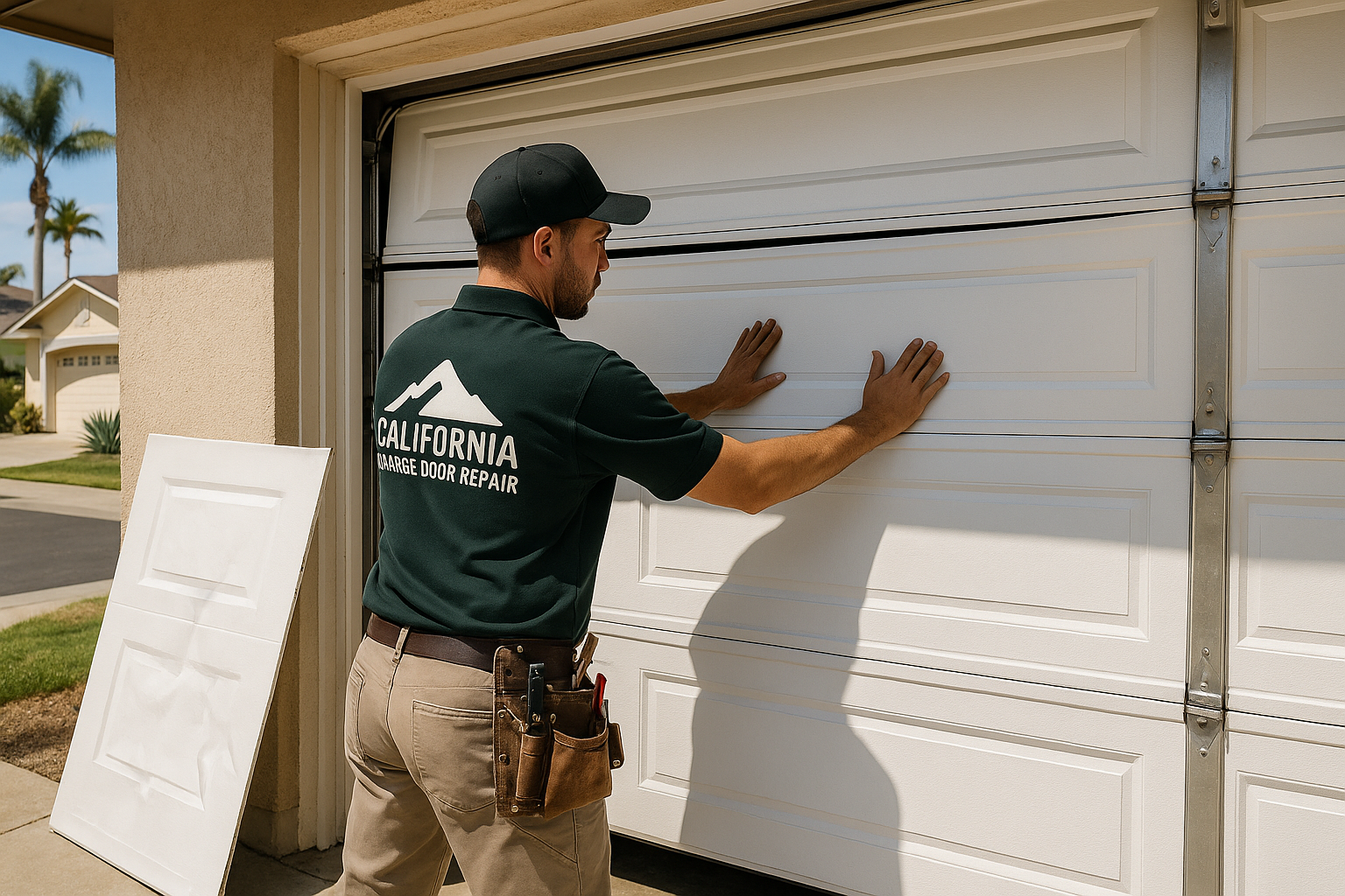 Garage Door Panel Replacement service in Avon
