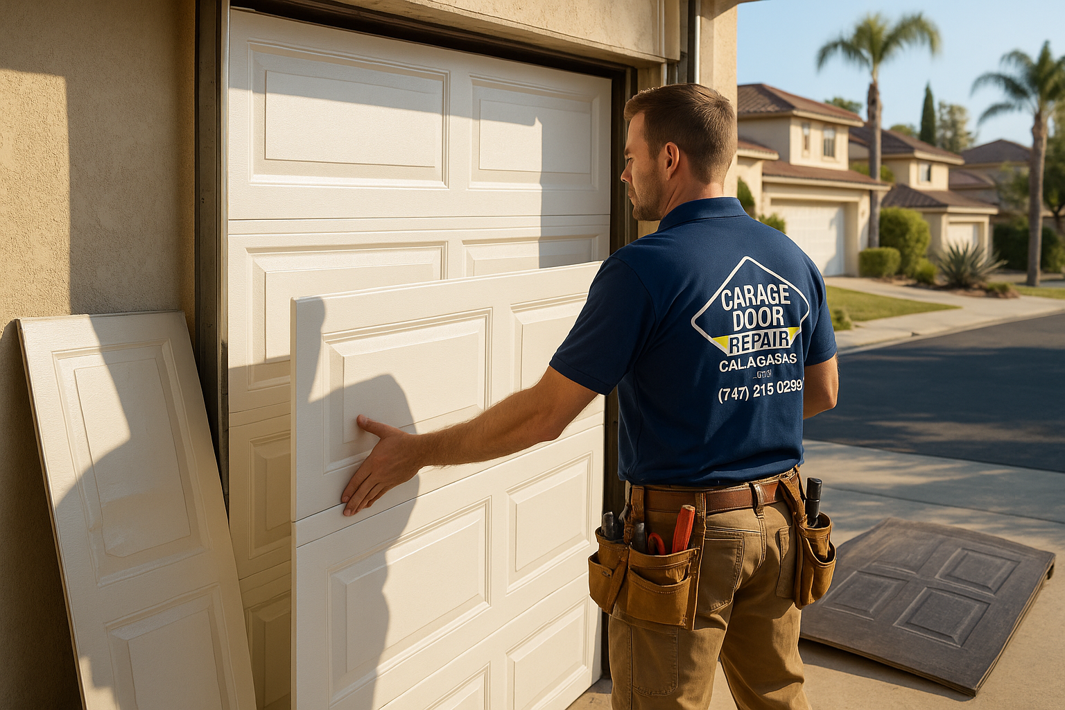 Garage Door Panel Replacement service in Somerville