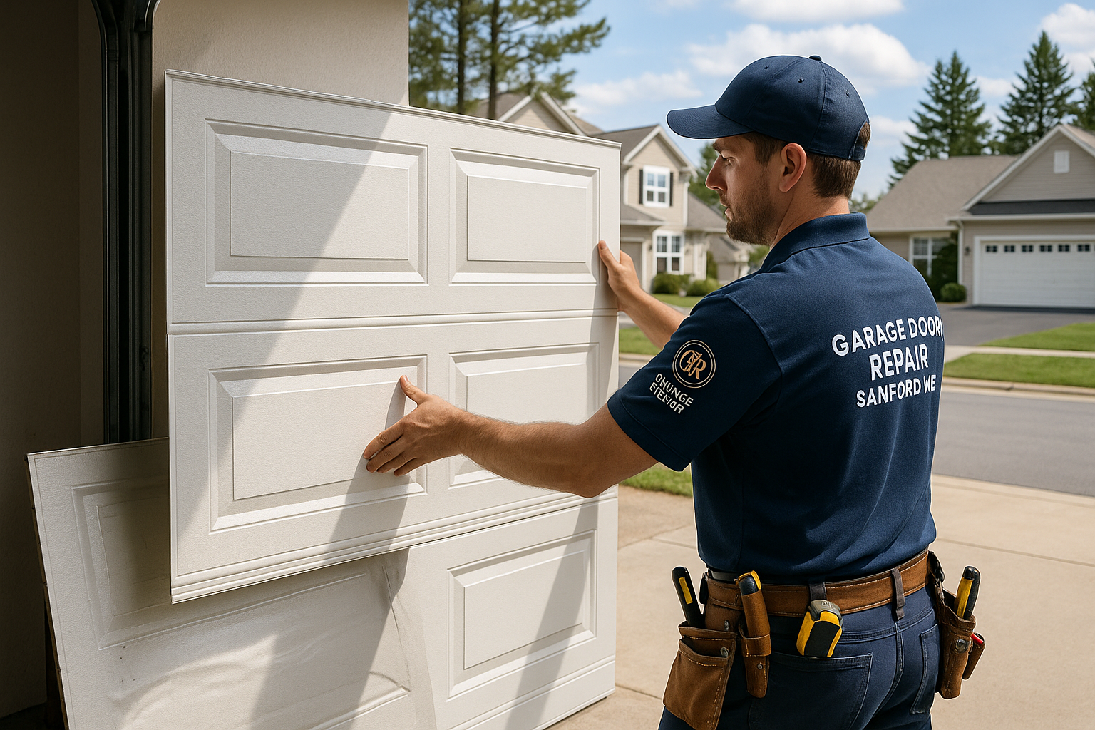 Garage Door Panel Replacement service in Weymouth