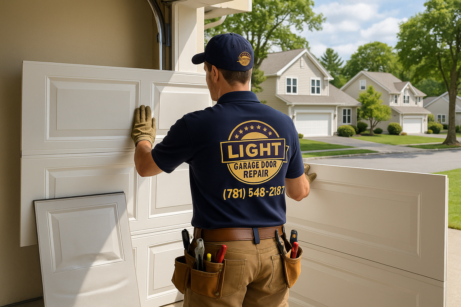 Garage Door Panel Replacement service in Winchester