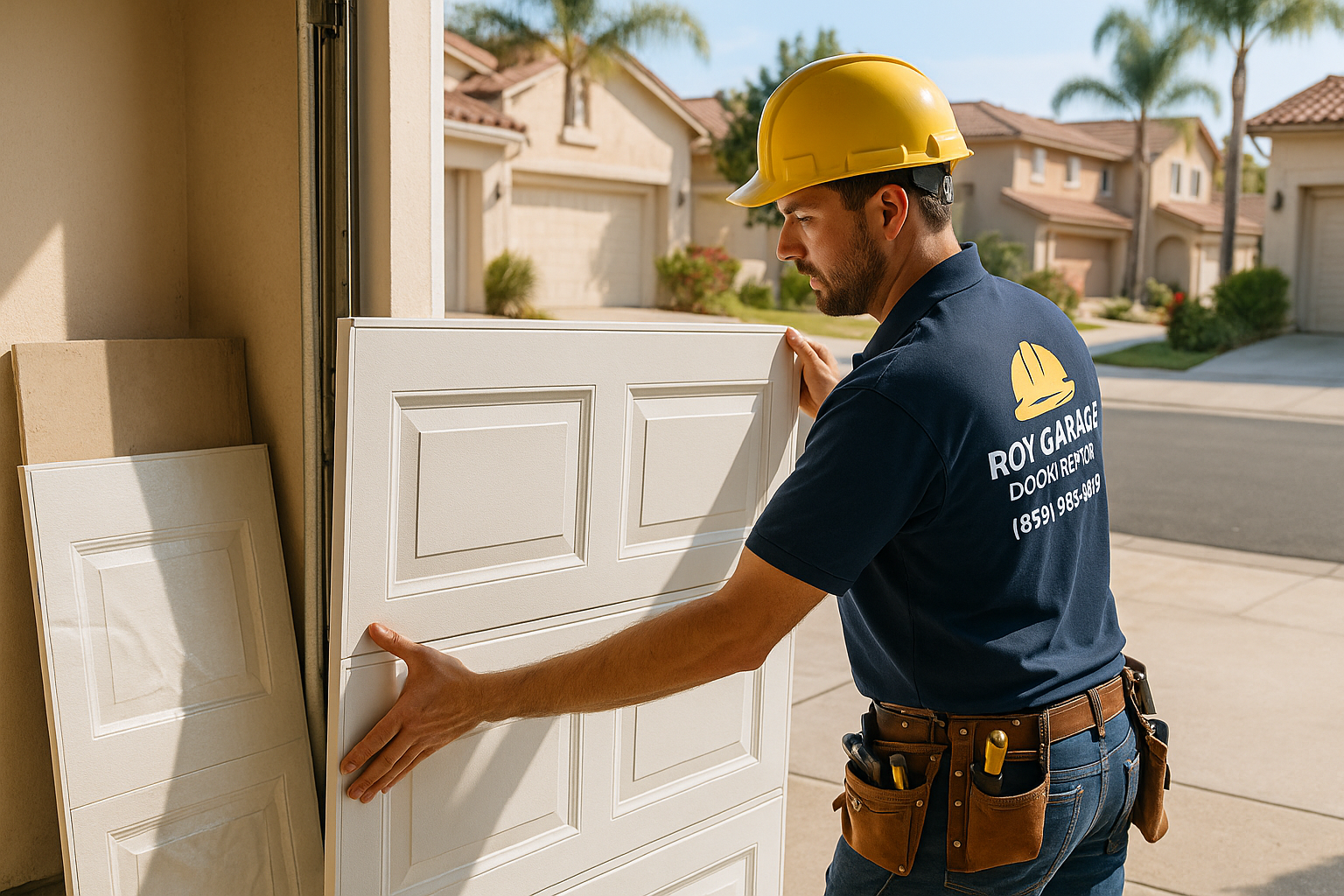 Garage Door Panel Replacement service in Wakefield