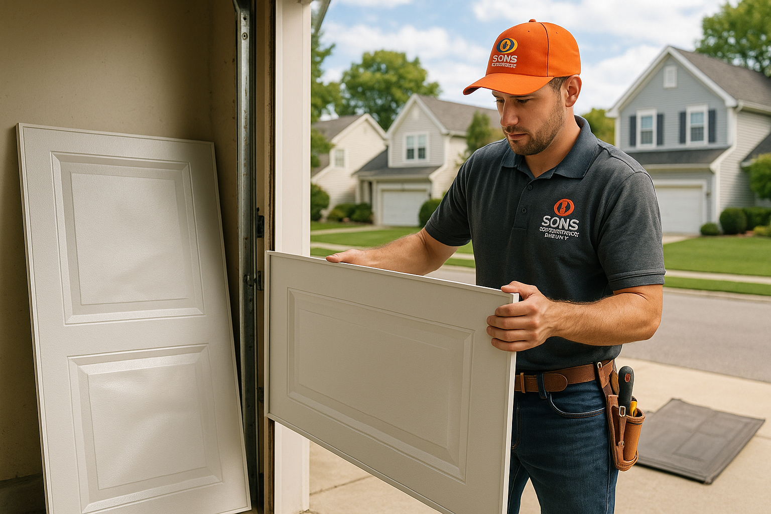 Garage Door Panel Replacement service in Dover