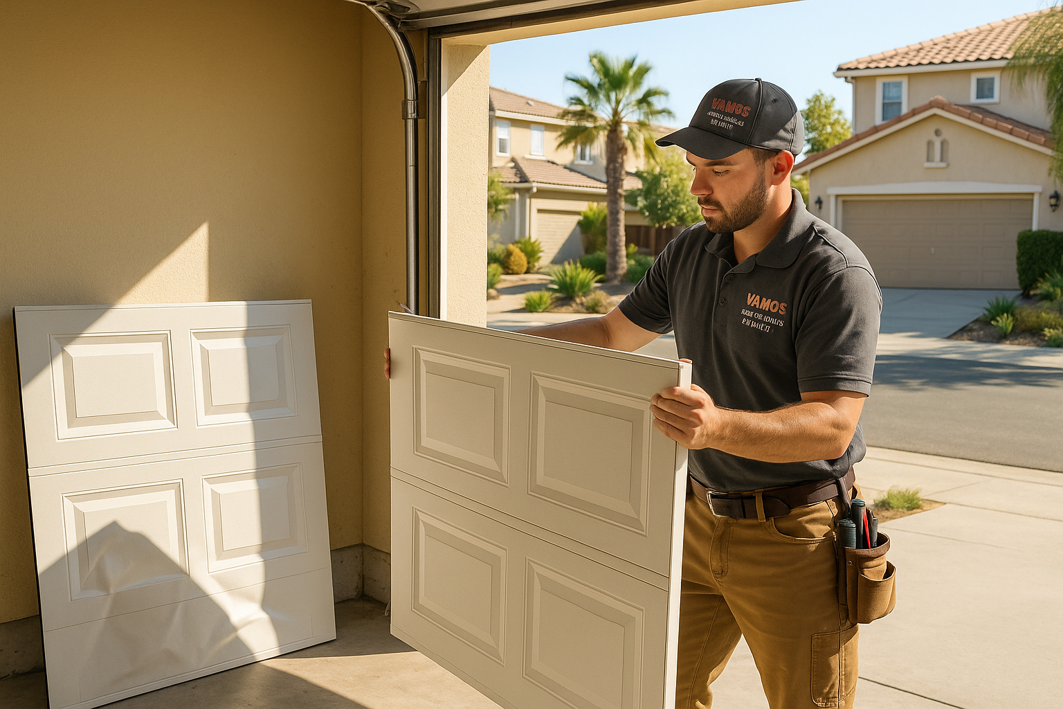 Garage Door Panel Replacement service in Dedham