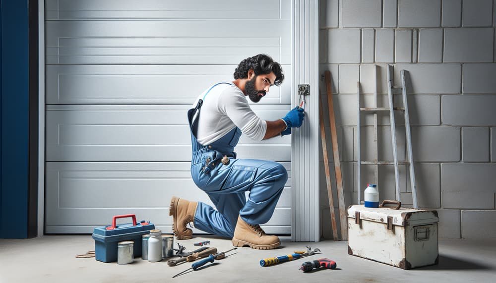 Garage door work in Boynton Yards