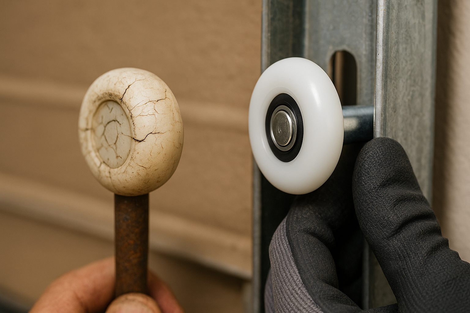 Garage Door Roller Replacement service in Belmont