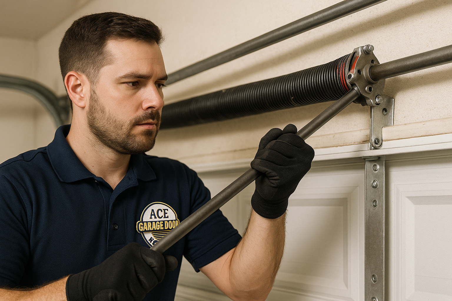 Garage Door Spring Repair service in Newton