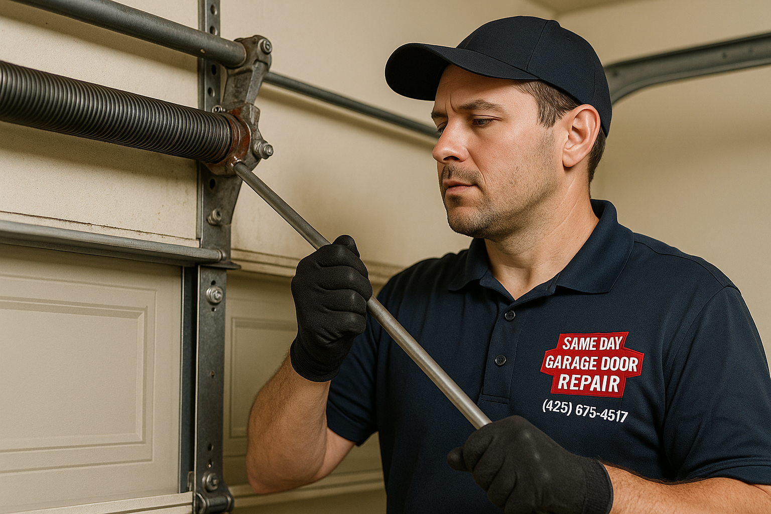 Garage Door Spring Repair service in West Medford