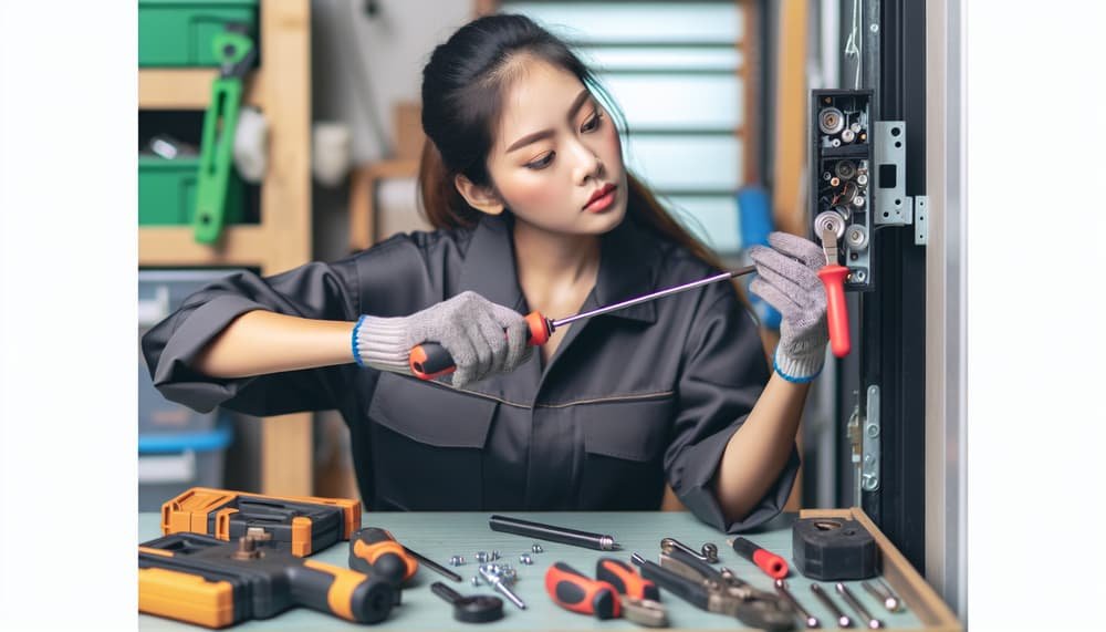 Garage door work in Brookline